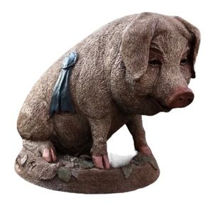 Sculpture Cairn Studio Tim Wolfe Collectible Otis Pig #41 1993 Expressive Clay